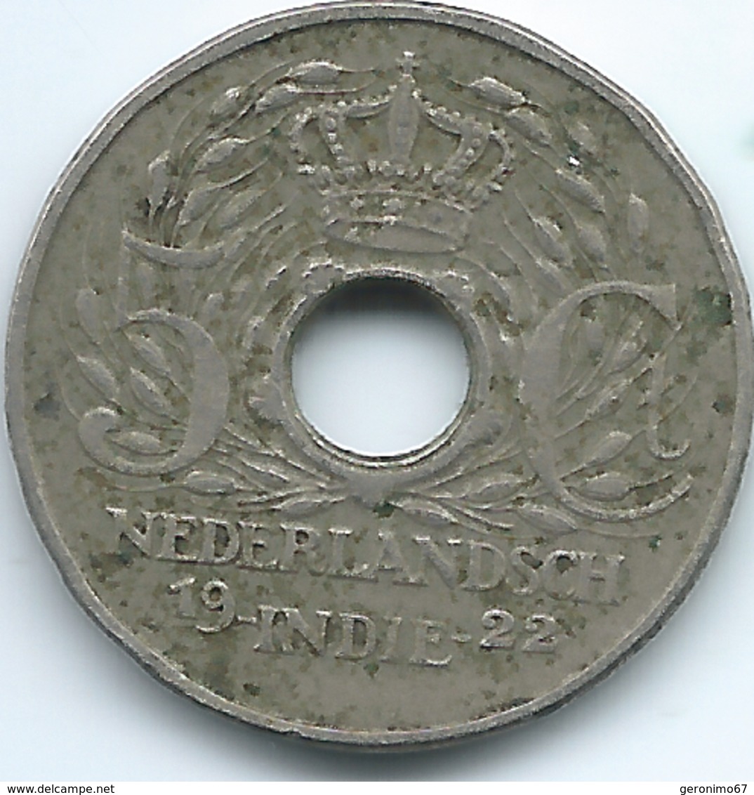 Dutch East Indies - 5 Cents - 1922 - KM313 - Niederländisch-Indien