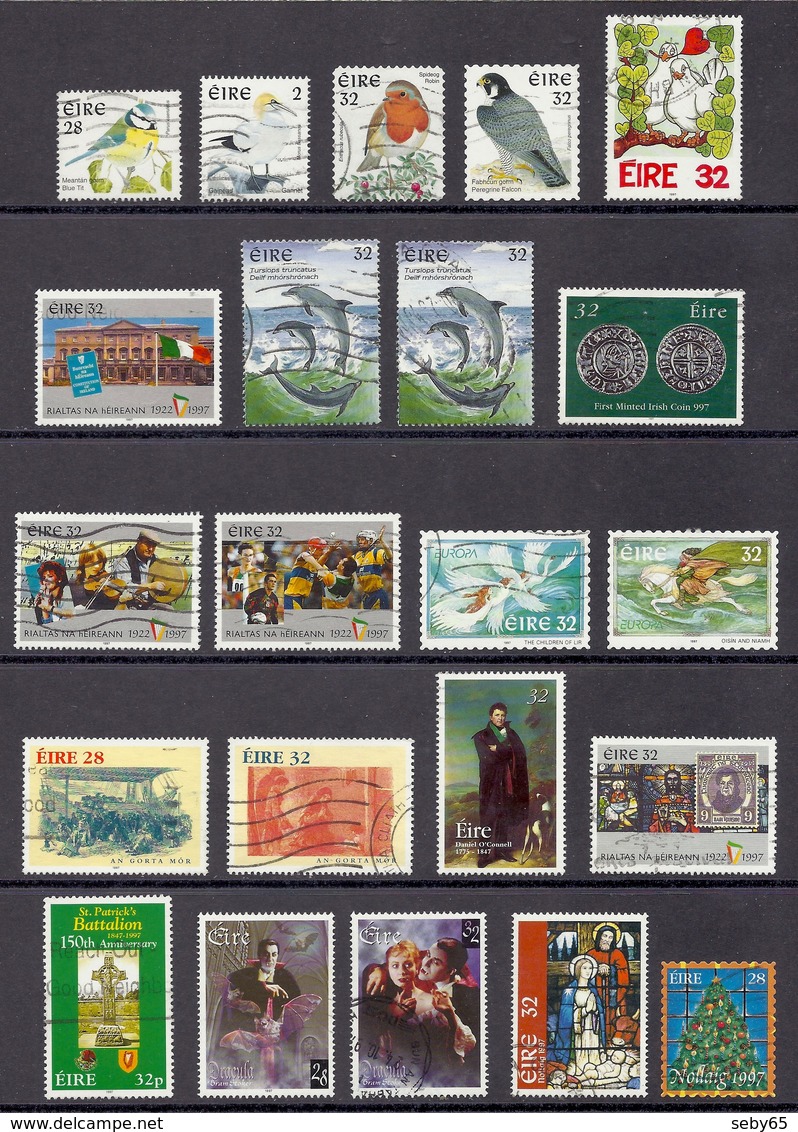 Ireland / Eire / Irish - 1997 - Different Used (Lot) - Collections, Lots & Series
