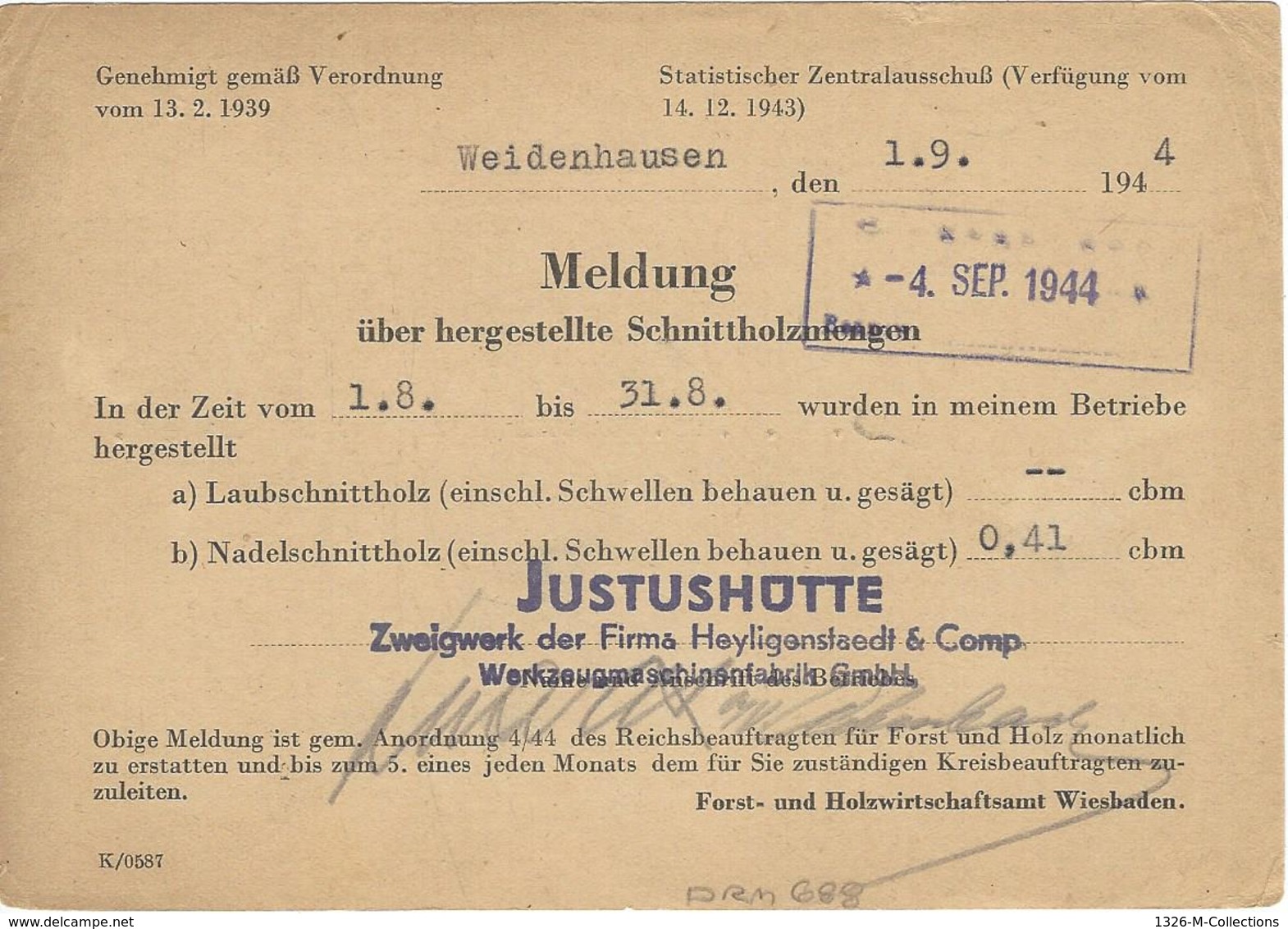 CARTE ALLEMAGNE DEUTSCHES REICH - Lettres & Documents