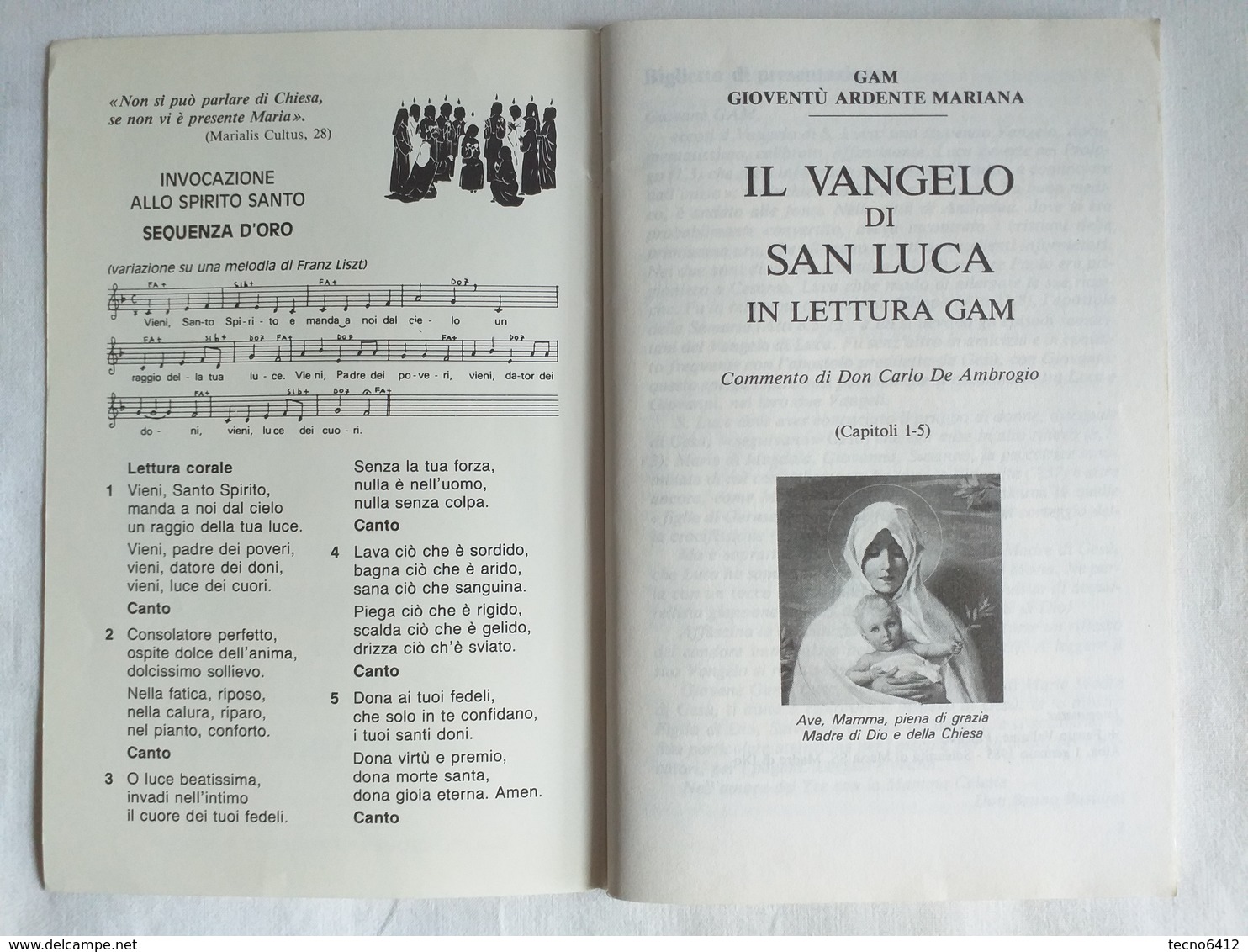 168)libretto Religioso Il Vangelo Di San Luca - Religion