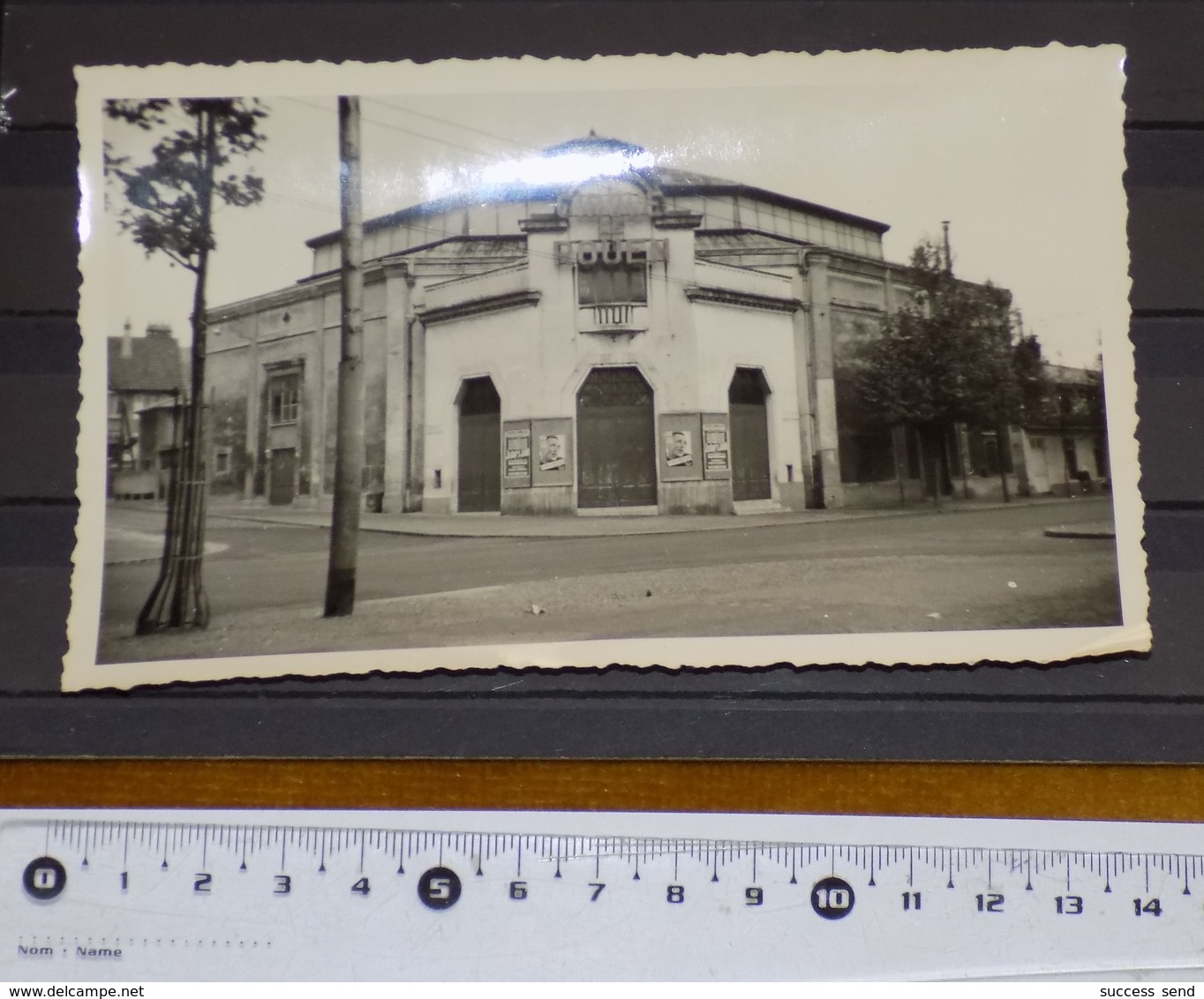 PHOTO CIRQUE BÂTIMENT à ROUEN Seine-Maritime. Année 1961 - Plaatsen