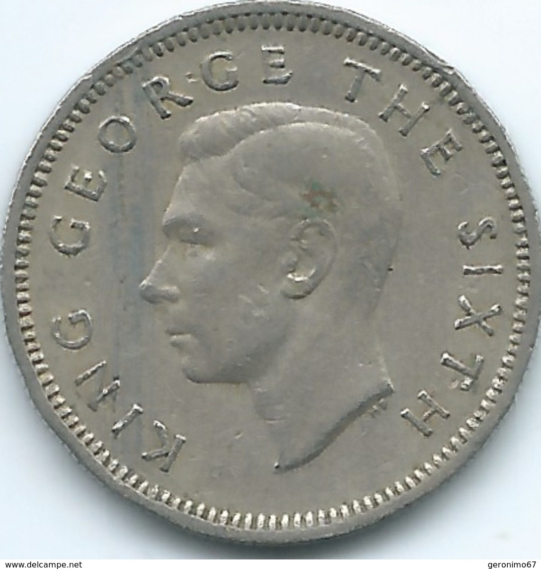 New Zealand - George VI - 1952 - 6 Pence - KM16 - New Zealand