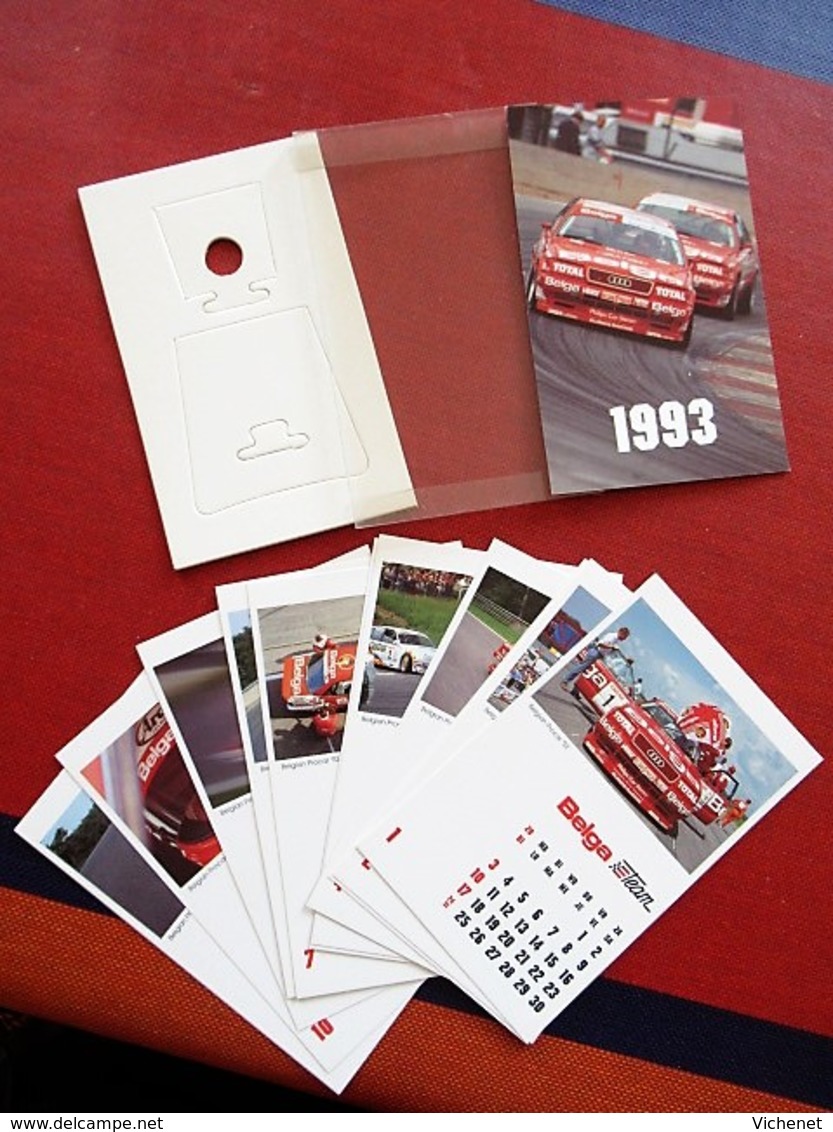 Belga Team - Calendrier - PROCAR 92 - Une Photo Par Mois - Etat Neuf - Objetos Publicitarios