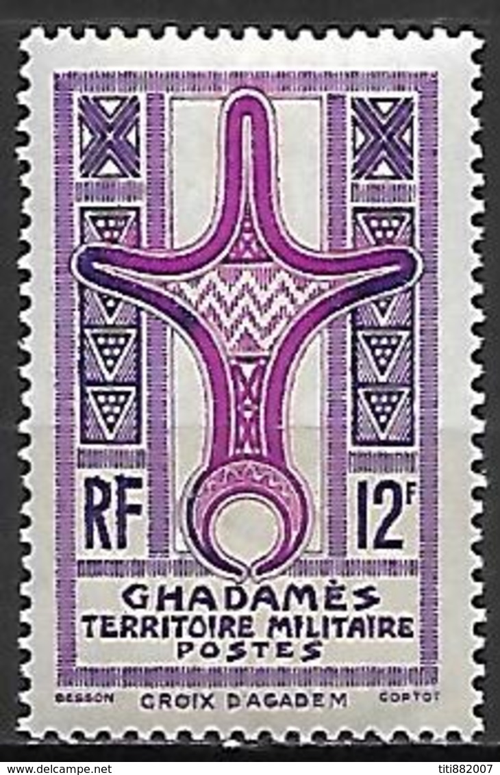 GHADAMES   -  1949 .   Y&T N° 5 *. - Neufs