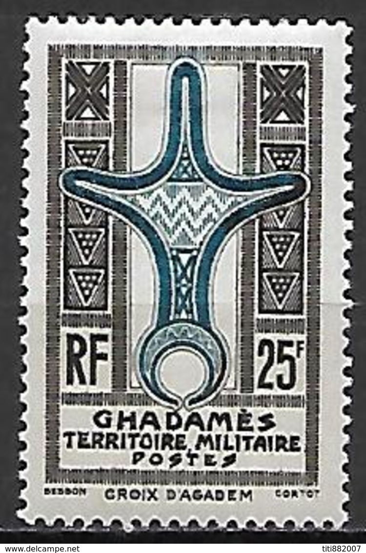 GHADAMES   -  1949 .   Y&T N° 8 *. - Unused Stamps