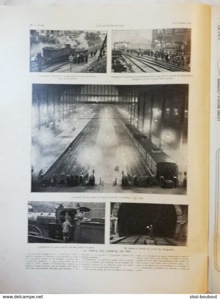 L'ILLUSTRATION Année 1910 / Révolution à Lisbonne Fin D'une Monarchie / Croiseur Dom Carlos / Grève Chemin De Fer / - 1900 - 1949