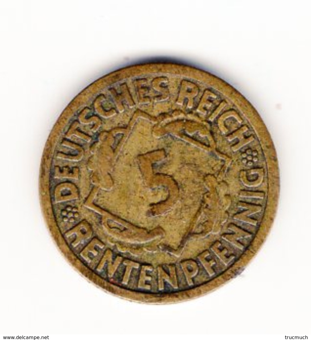 DEUTSCHES REICH -   4  X  5 RENTENPFENNIG - 1924  D  -  F -  G  -  J - 5 Rentenpfennig & 5 Reichspfennig