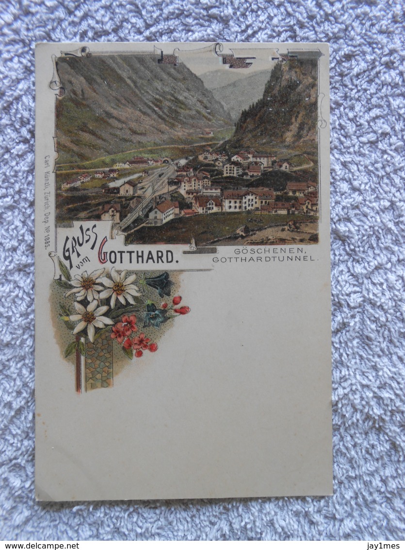 Cpa Ak SWITZERLAND - SUISSE - SCHWEIZ  Gotthard - Autres & Non Classés