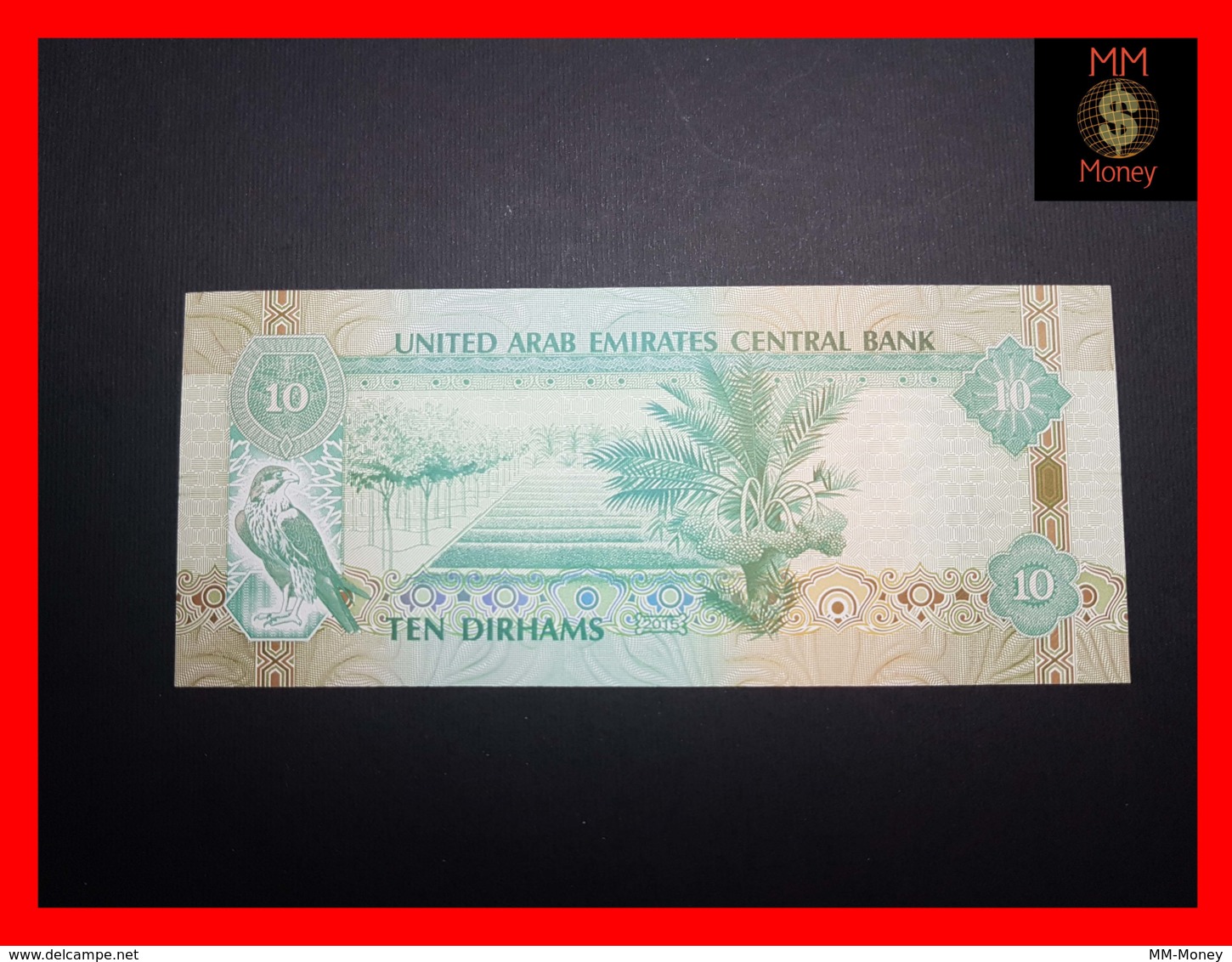 United Arab Emirates 10 Dirhams 2015  P. 27 D  UNC - United Arab Emirates