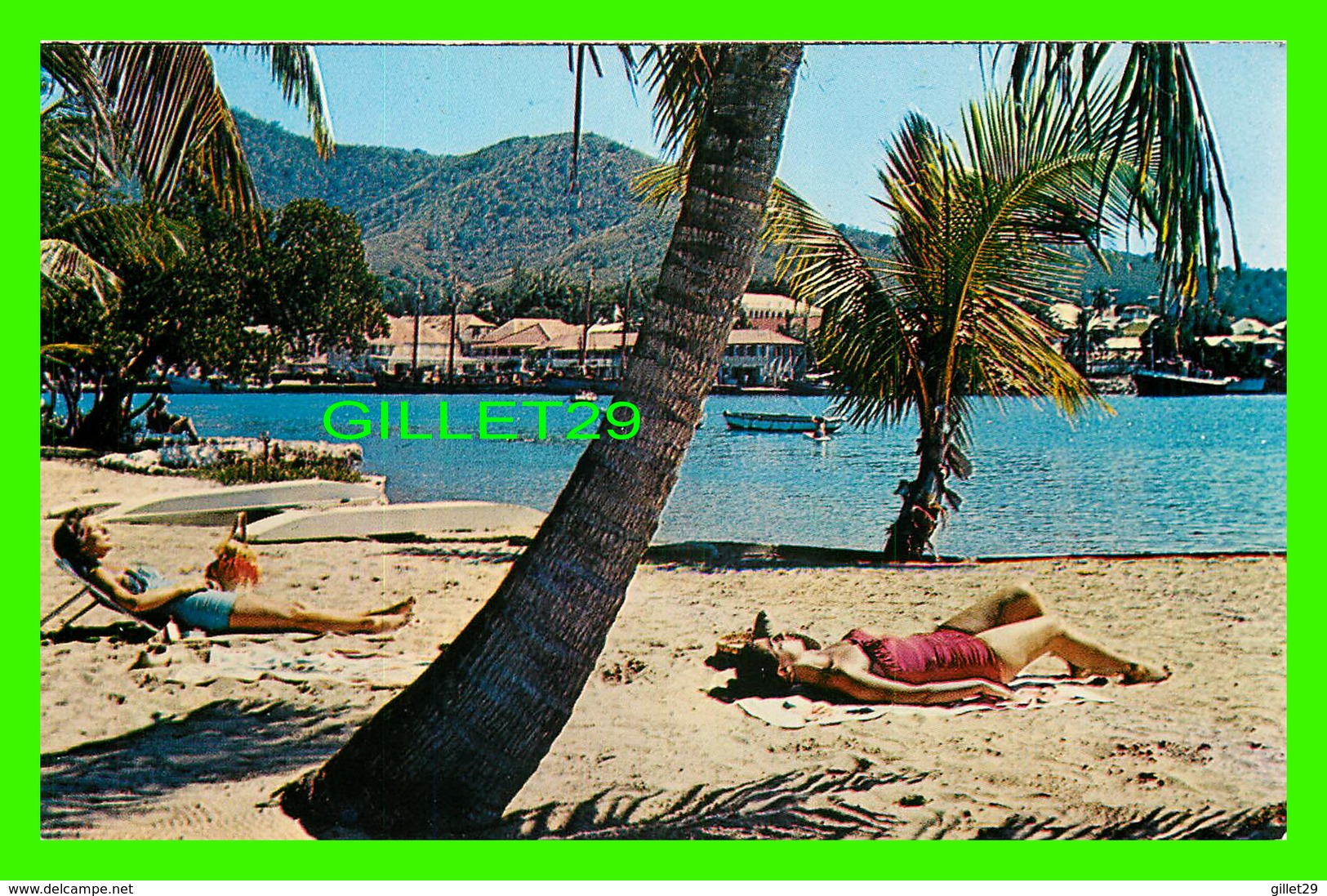 SAINTE CROIX, U.S. VIRGIN ISLANDS - CHRISTIANSTED -  PUB. BY SAILING WITH ALCOA STEAMSHIP CO - - Britse Maagdeneilanden