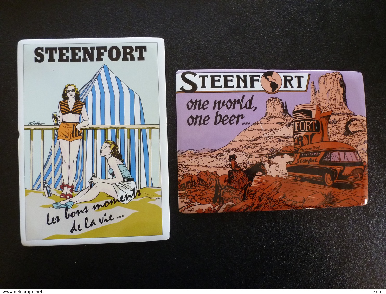Steenfort : 2 Plaques Pub Vallès - Stickers