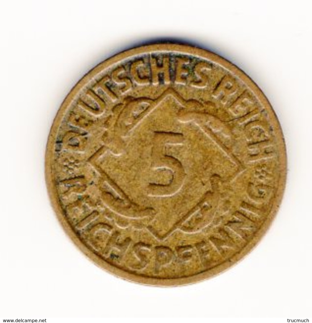 DEUTSCHES REICH -   3  X  5 REICHSPFENNIG - 1925  A  -  D  -  G - 5 Rentenpfennig & 5 Reichspfennig