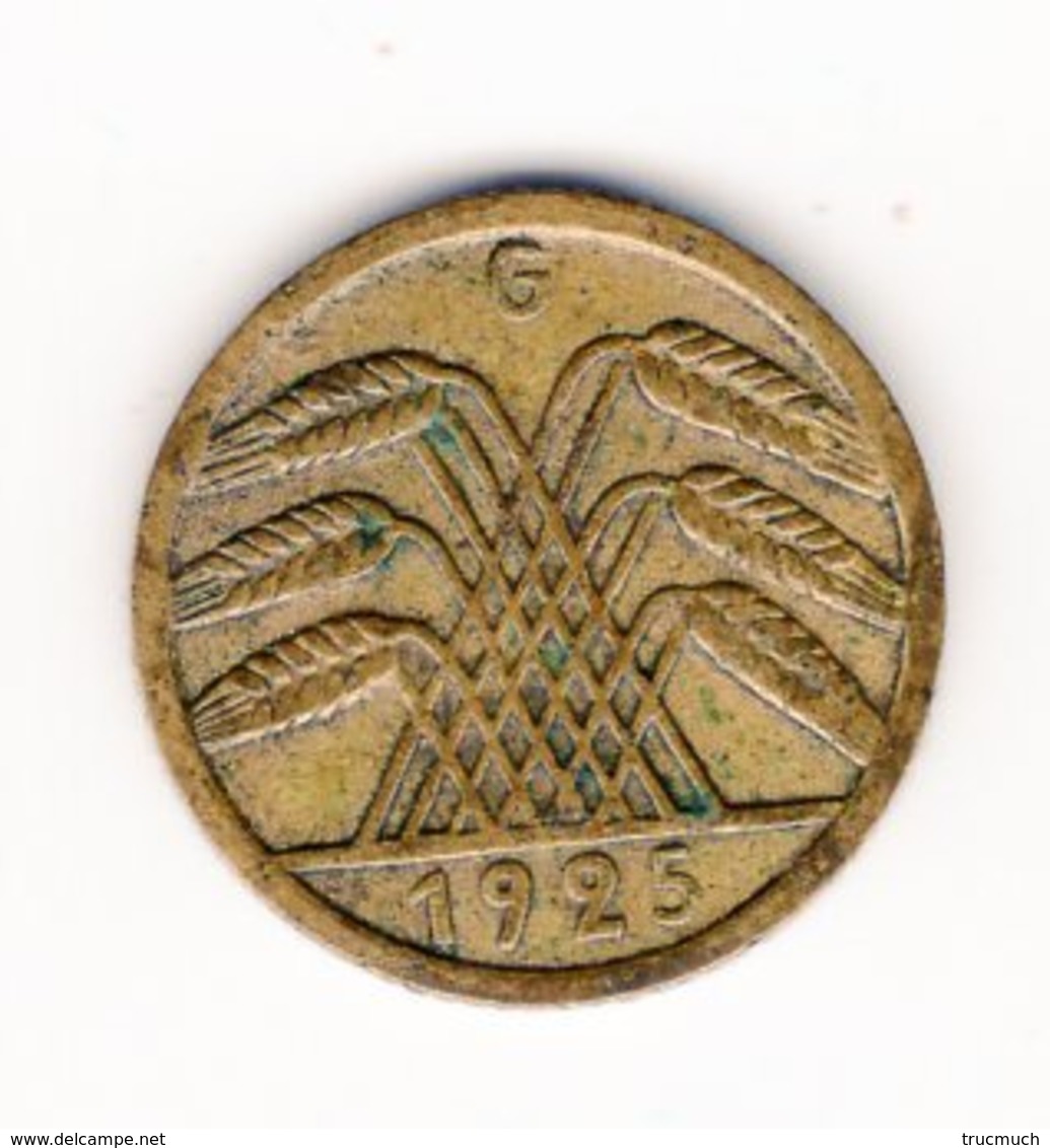 DEUTSCHES REICH -   3  X  5 REICHSPFENNIG - 1925  A  -  D  -  G - 5 Rentenpfennig & 5 Reichspfennig