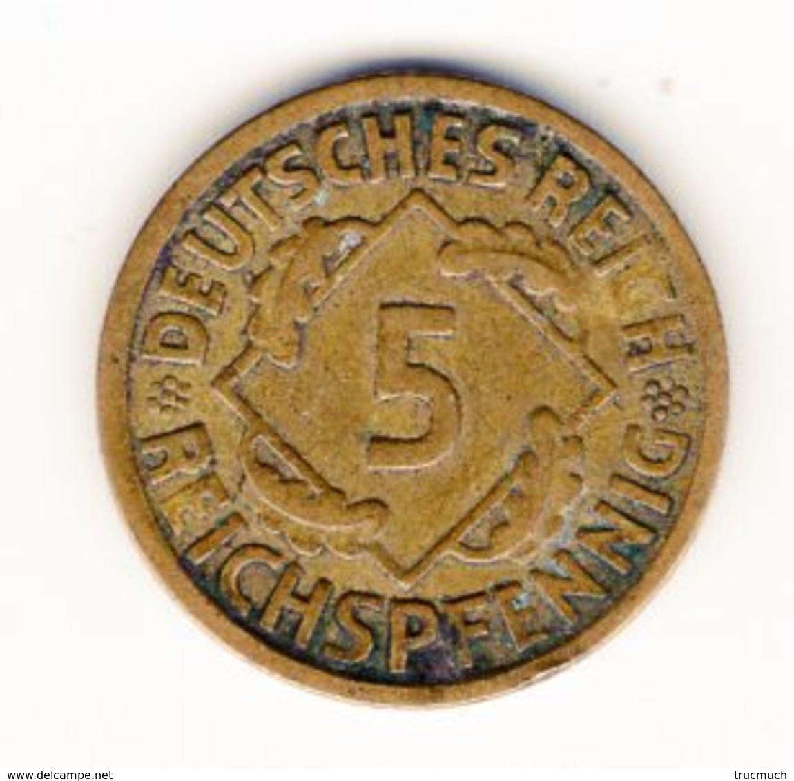 DEUTSCHES REICH -   2  X  5 REICHSPFENNIG - 1926  A  -  1930  A - 5 Rentenpfennig & 5 Reichspfennig