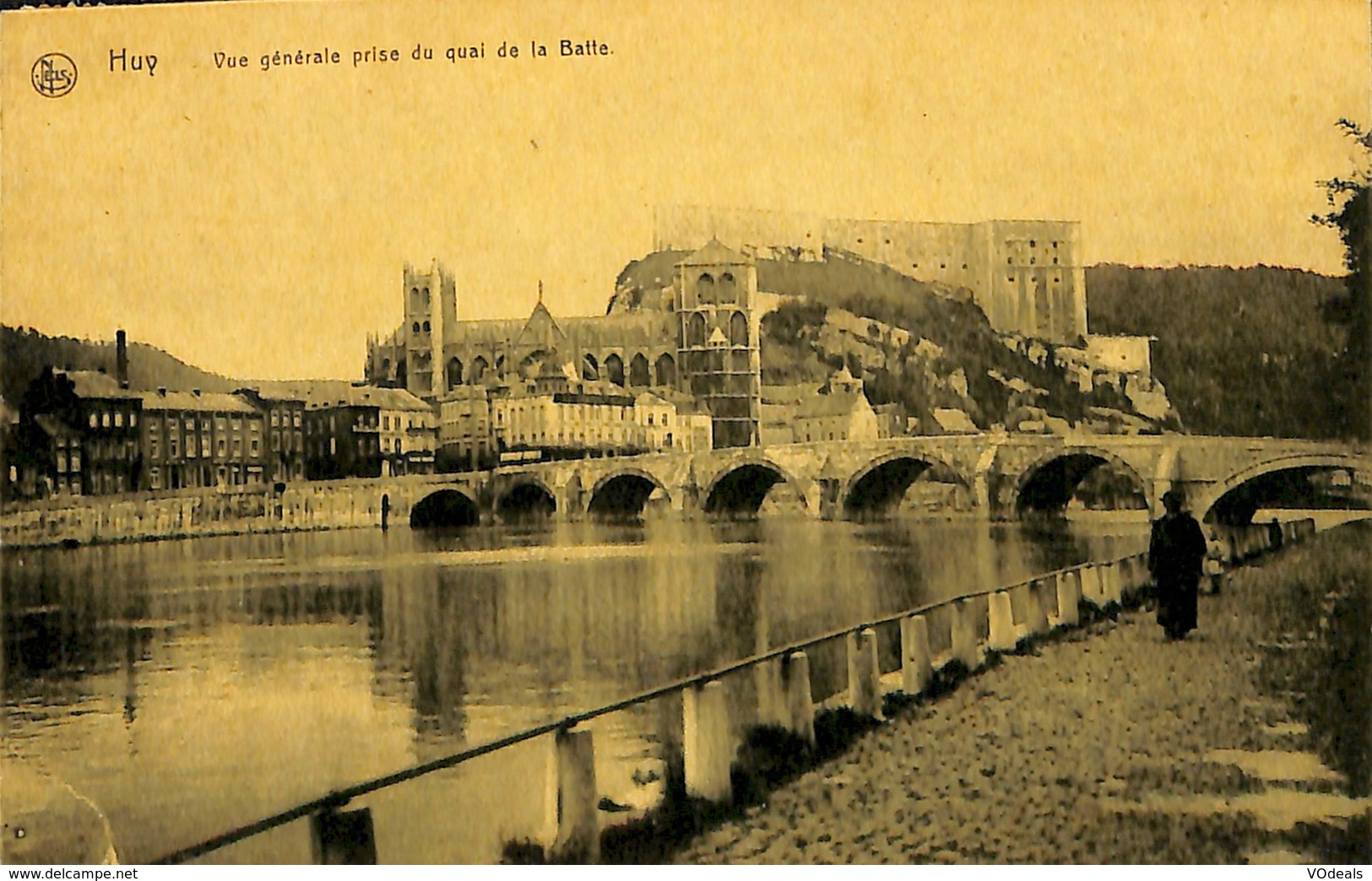 026 484 - CPA - Belgique - Huy - Vue Générale Prise Du Quai De La Batte - Huy