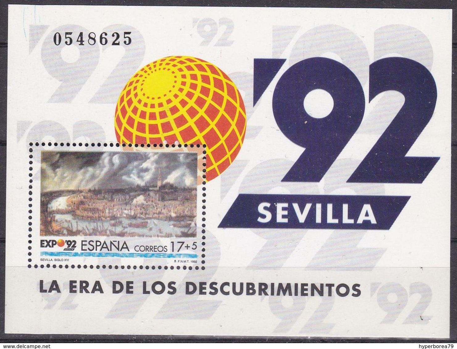 Spain 3066 - EXPO 92 1992 M/S - MNH - 1992 – Séville (Espagne)