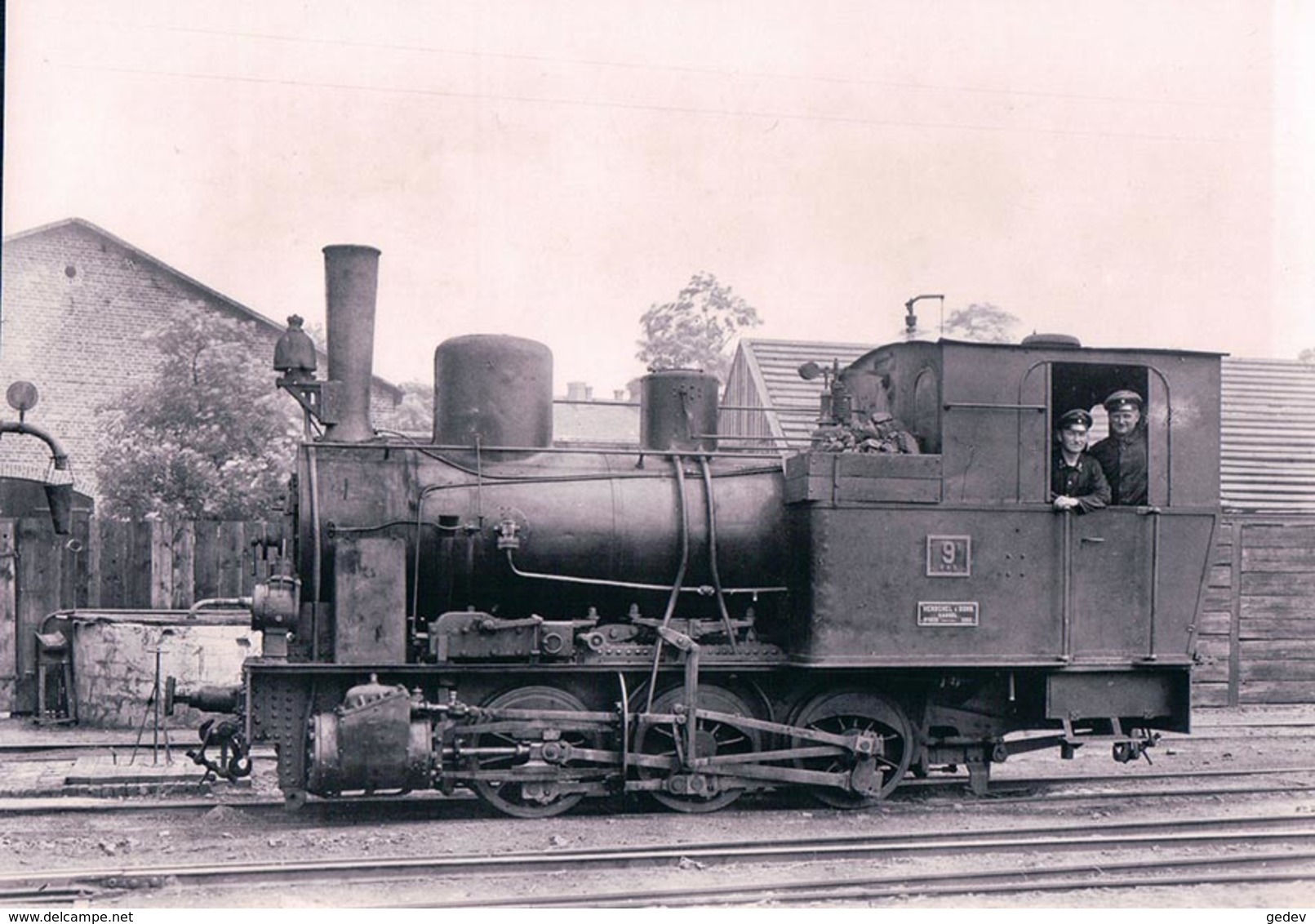 Deutschesbahn, Poméranie Occidentale, Franzburger Kreisbahn In Barth, Lok Henschel, Photo 1934 BVA FKB 606.10 - Treinen