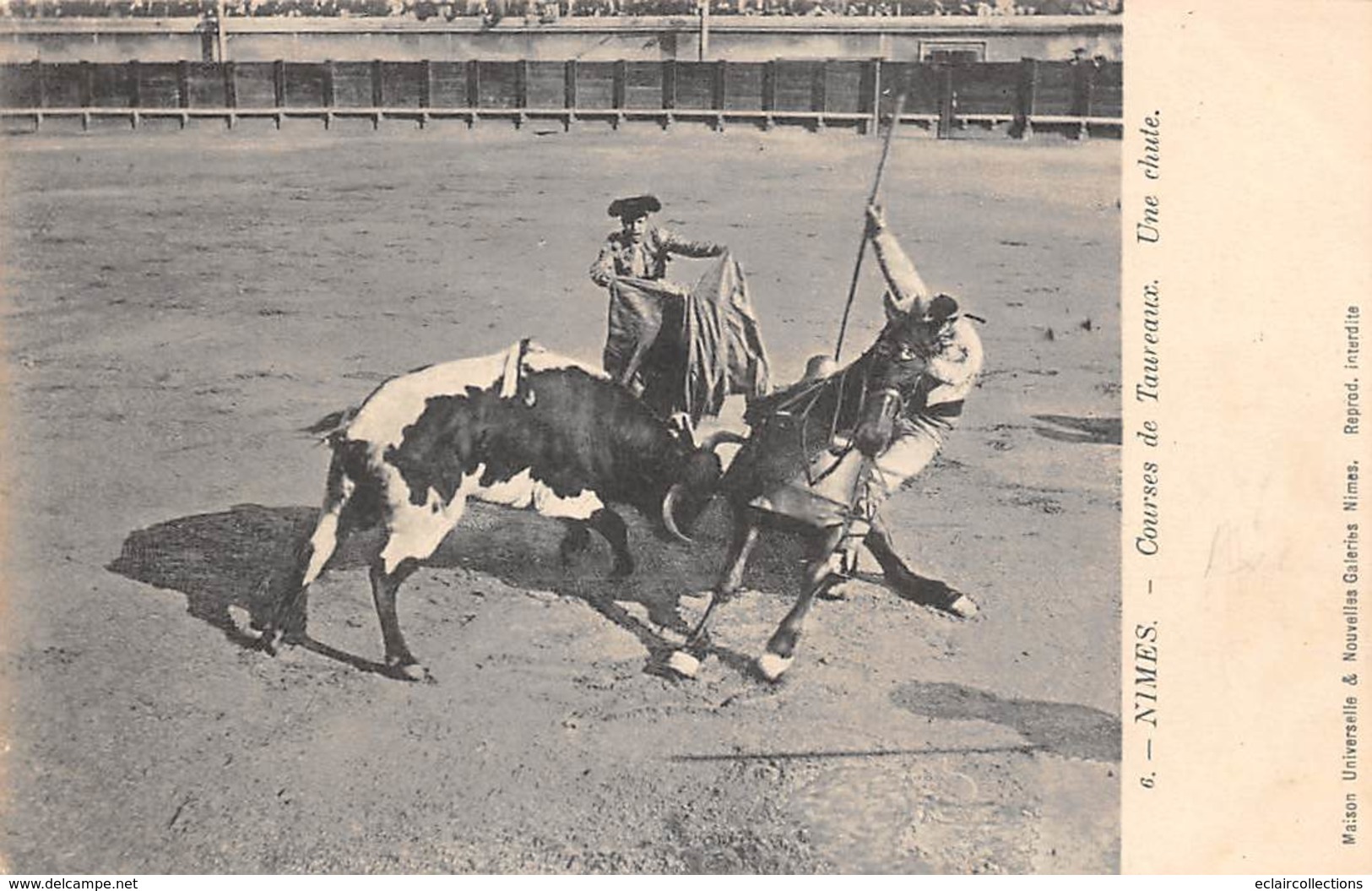 Nîmes        30         Courses De Taureaux . Trois Cartes N° 5-6-7      (voir Scan) - Nîmes