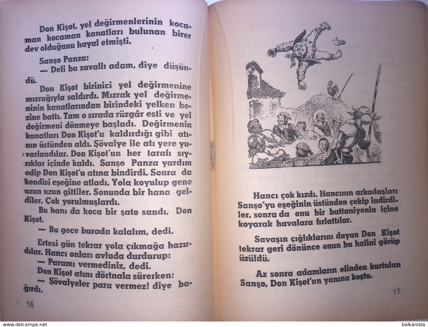 Don Quixote - Turkish Edition - Illustrated Chrildren's Edition 1977