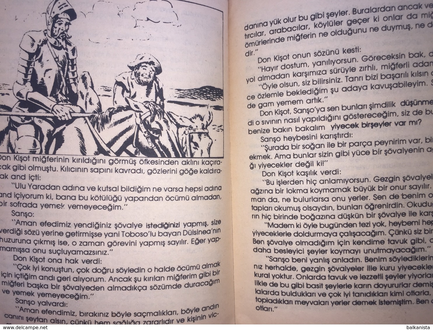 Don Quixote - Turkish Edition - Illustrated Chrildren's Edition 1980 - Romane