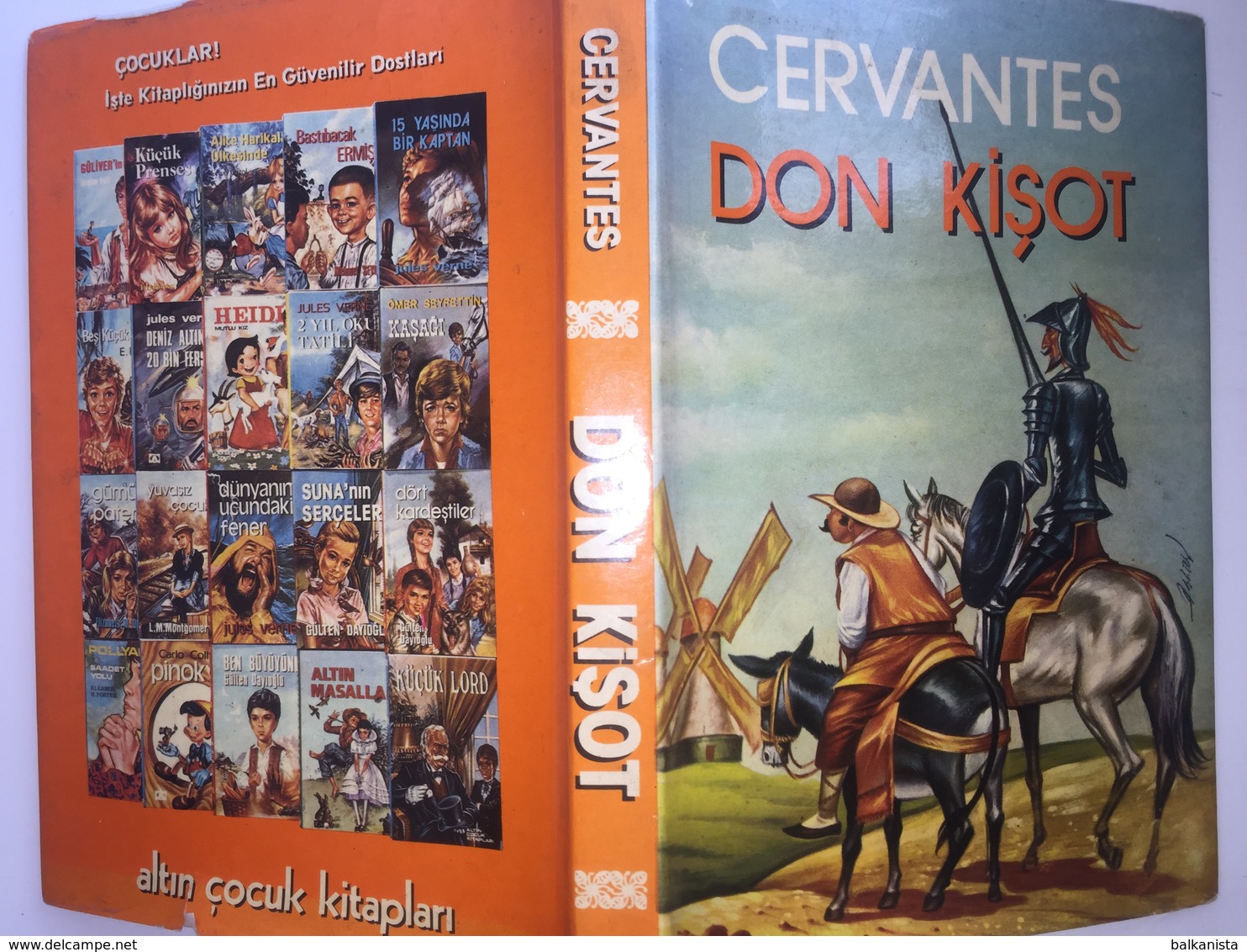 Don Quixote - Turkish Cover & Edition - Illustrated Chrildren's Edition 1980 - Novelas