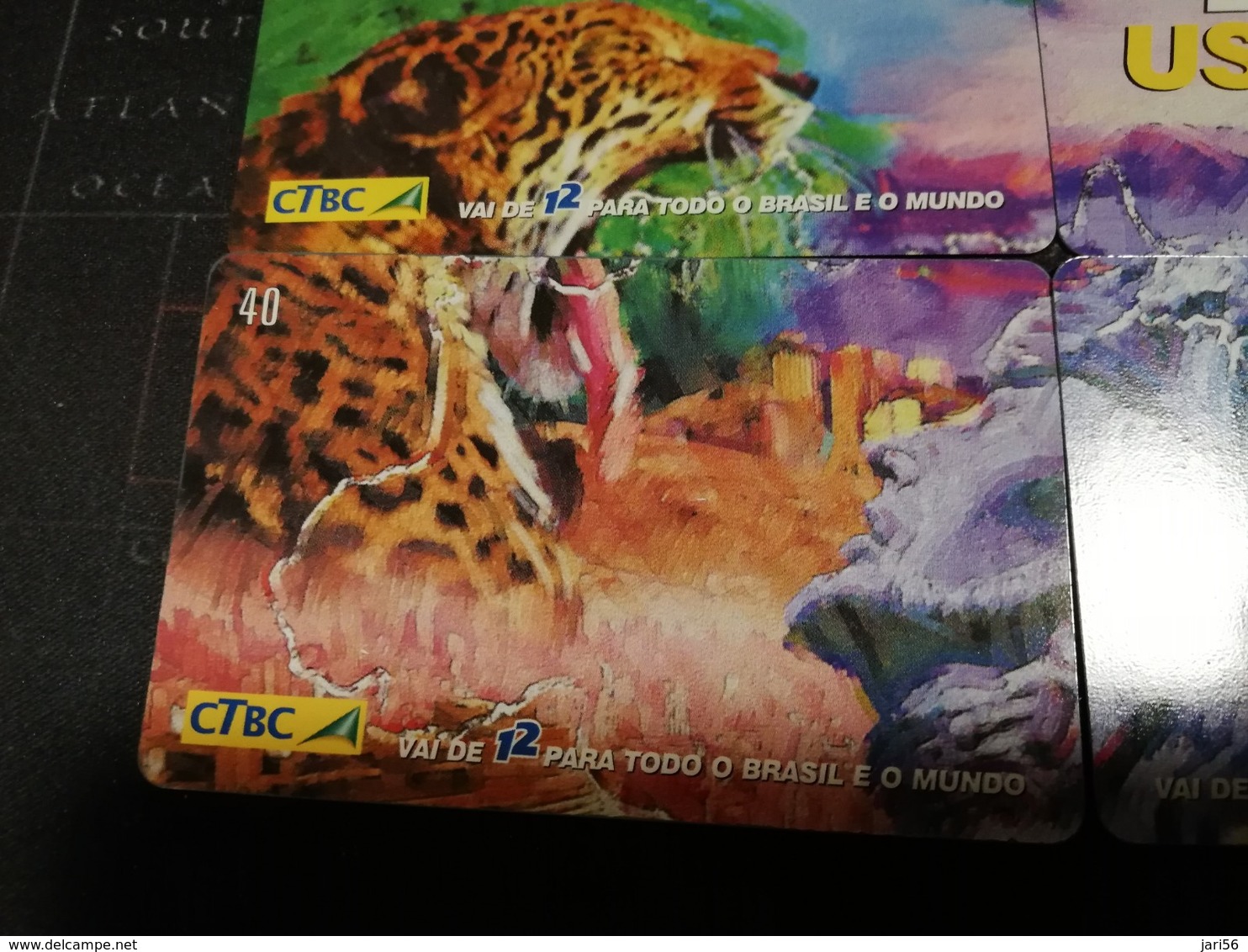 BRAZIL   INDUCTIVE CARDS  PUZZLE 8 CARDS    ** 1663 ** - Brasilien