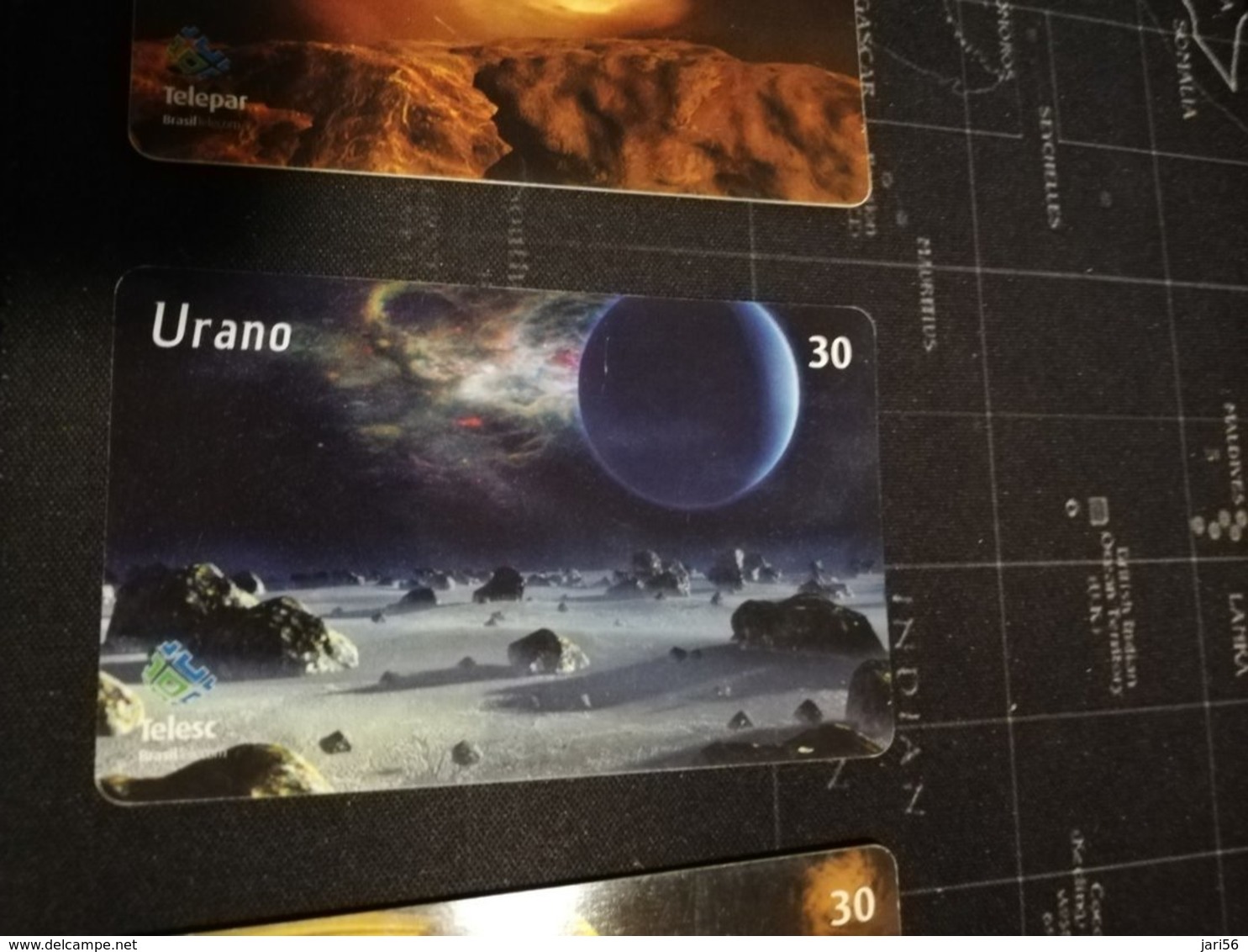 BRAZIL   INDUCTIVE CARDS  Planetes   5 CARDS    ** 1666 ** - Brasilien