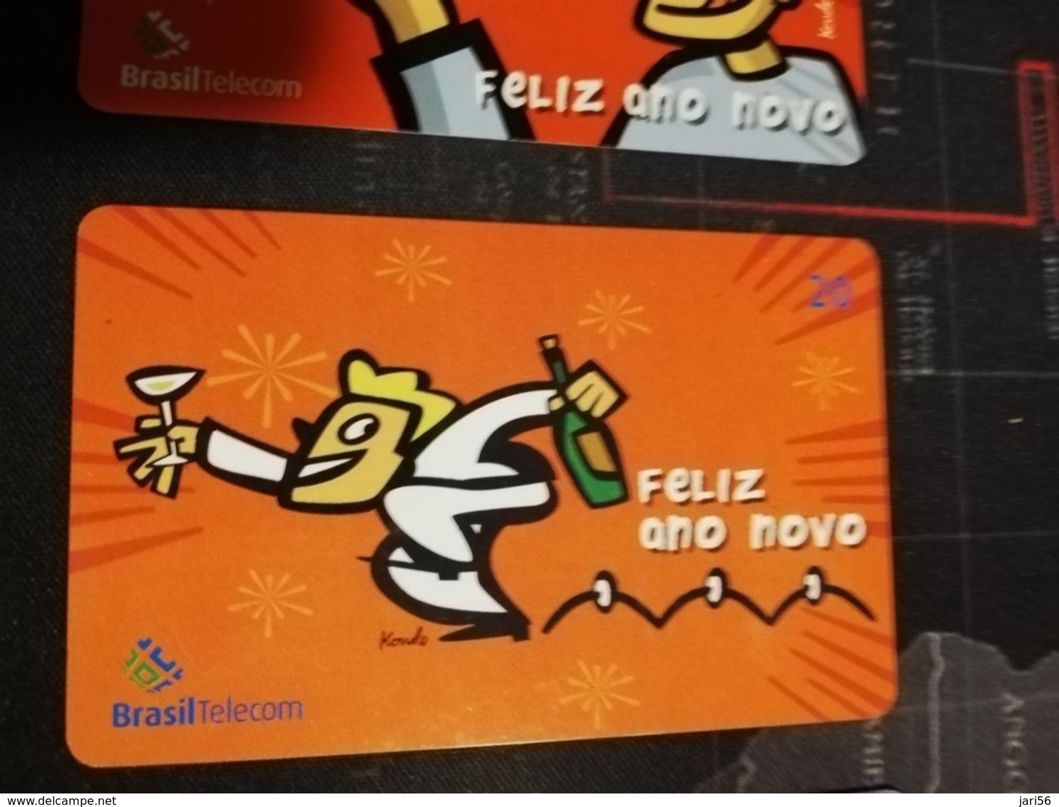 BRAZIL   INDUCTIVE CARDS  Carrtoon Feliz Ano Novo     6 CARDS    ** 1668 ** - Brasilien