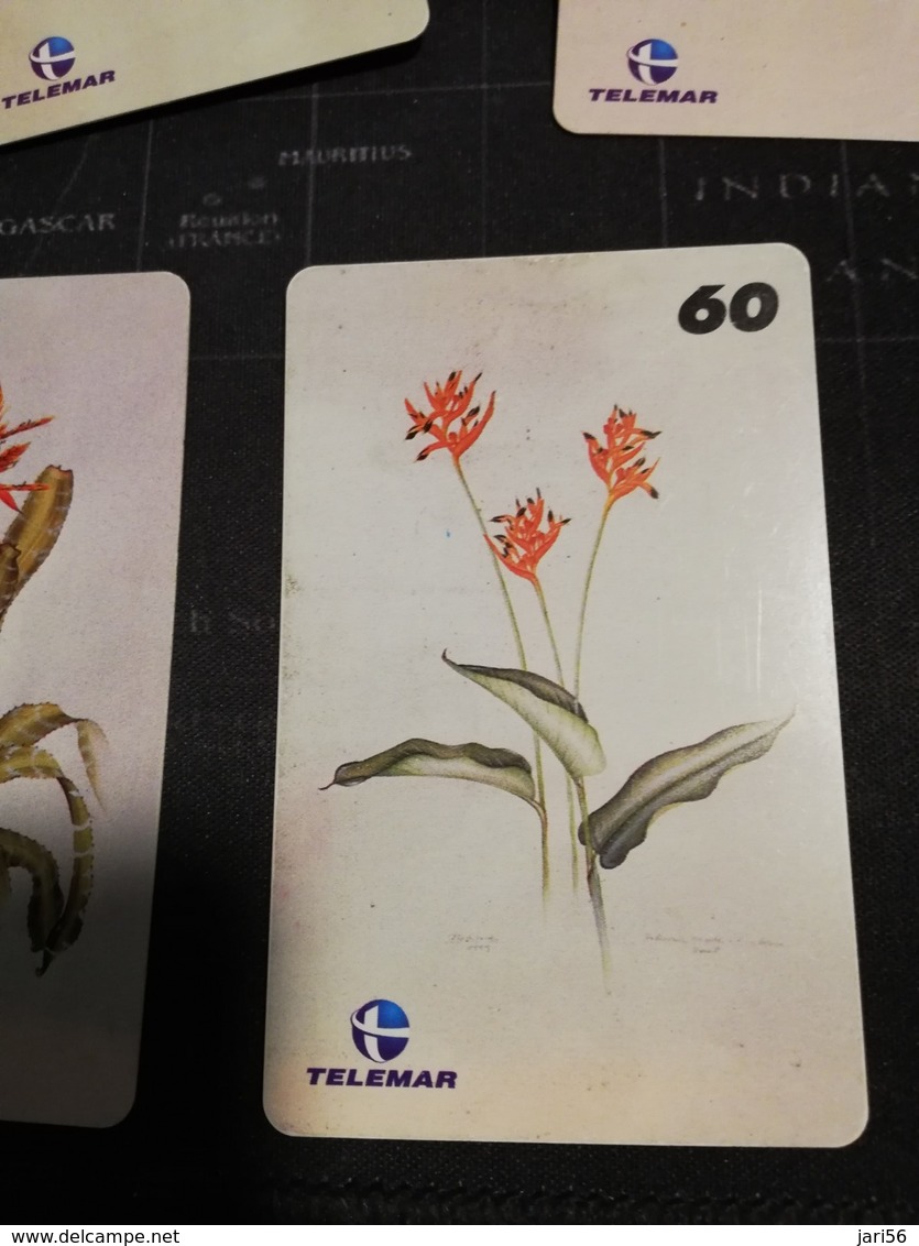 BRAZIL   INDUCTIVE CARDS  flowers /botanicas     15 CARDS    ** 1669 **