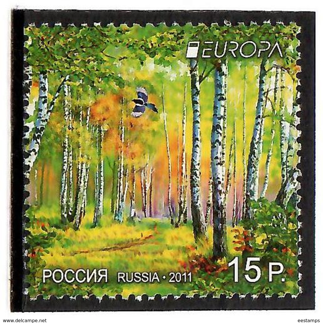 Russia 2011 . EUROPA 2011 (Forests). 1v: 15.   Michel # 1712 - Unused Stamps