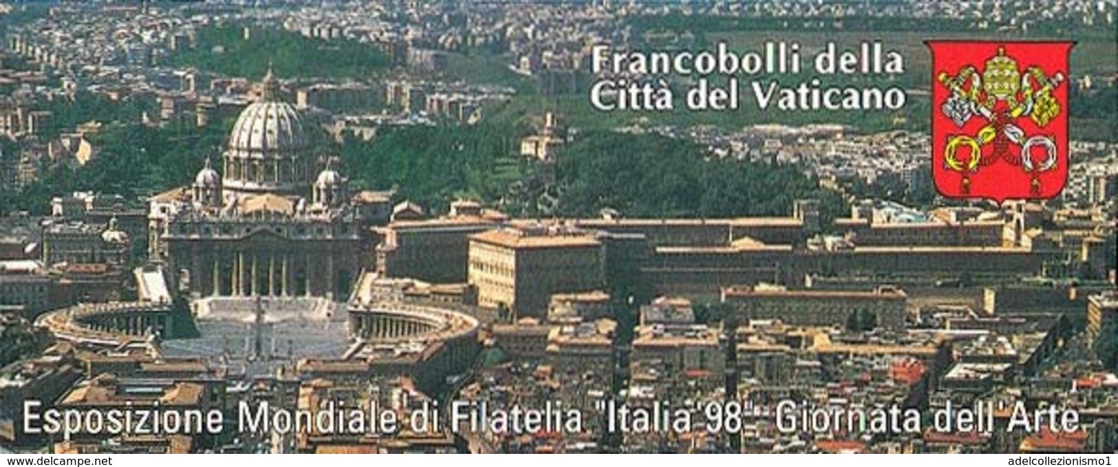 93936) VATICANO Esposizione Internazionale Di Filatelia Italia '98 (5 Esemplari Da 900 L.) - LIBRETTO - 25 Ottobre-MNH** - Libretti