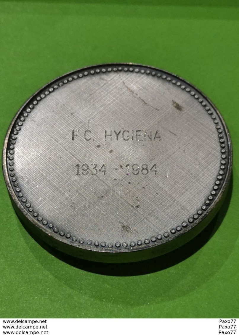 Luxembourg Médaille, F. C Hygiena Limpertsberg, 50e Anniversaire 1934-1984 - Other & Unclassified