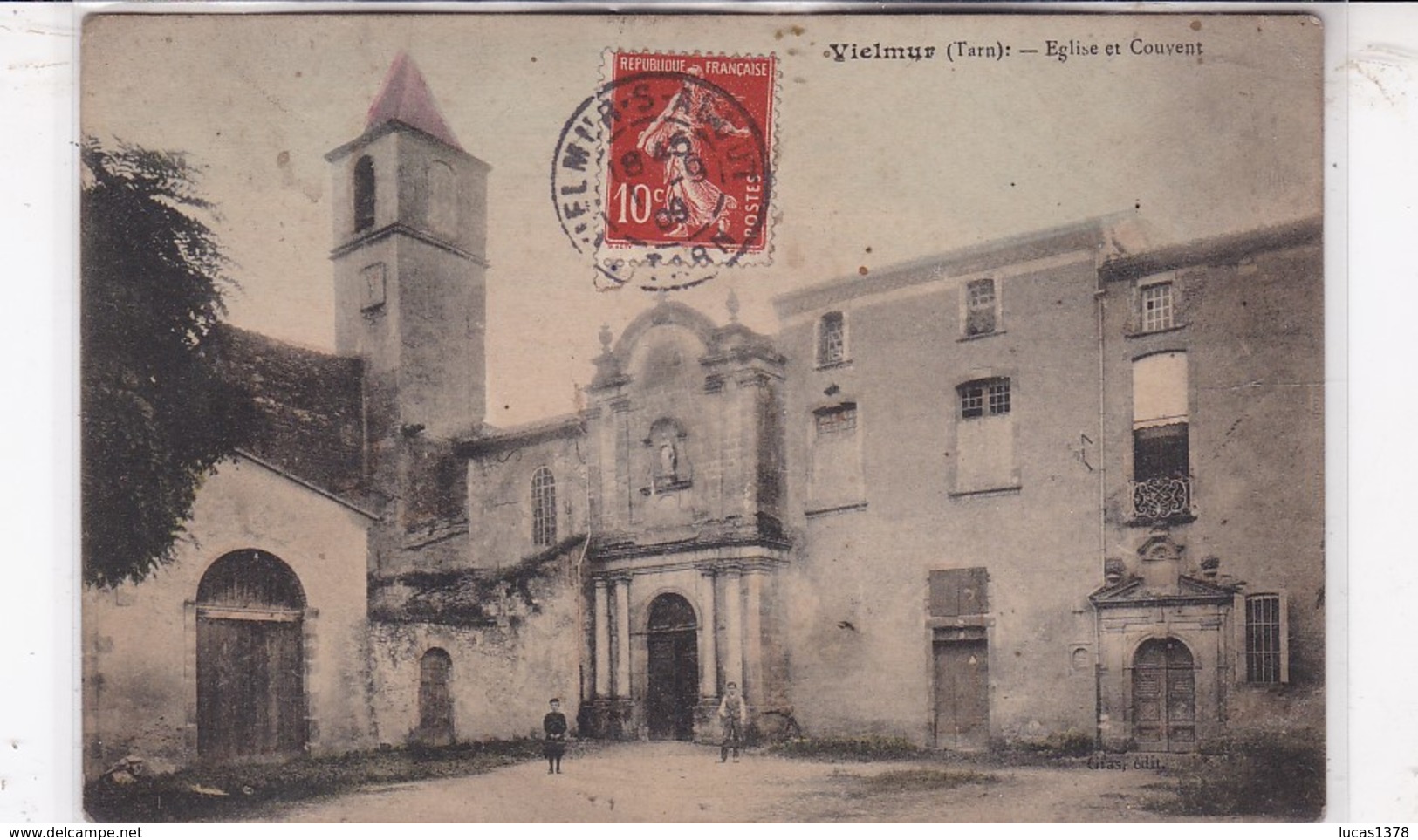 81 / VIELMUR /  EGLISE ET COUVENT / RARE - Vielmur Sur Agout