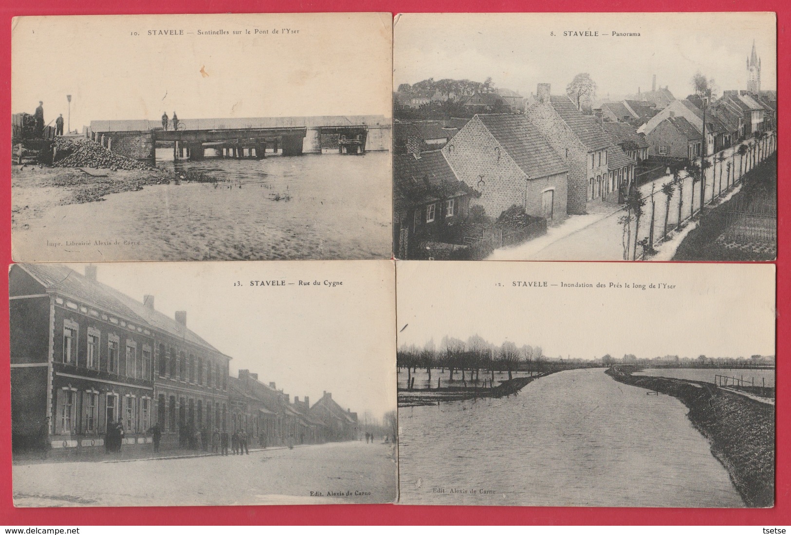 Stavele  - 4 PK  ( Verso Zien ) - Alveringem