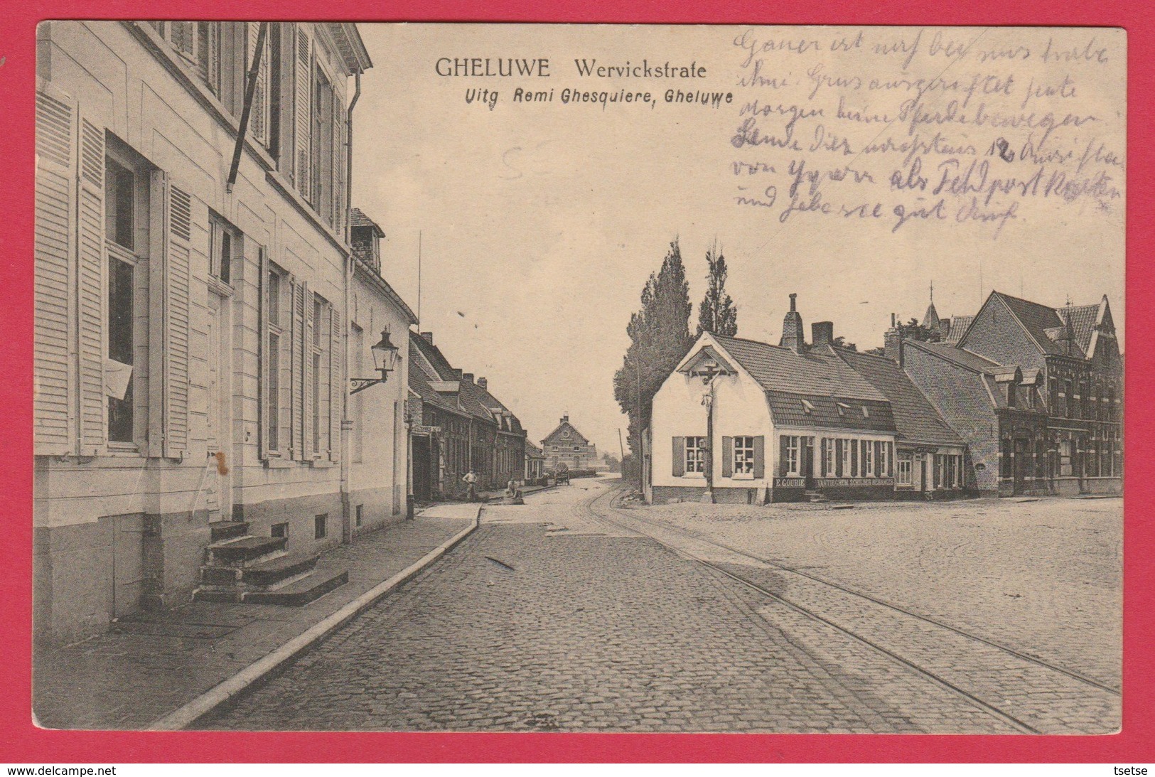 Geluwe / Gheluwe  - Wervickstate ...feldpost  -1915 ( Verso Zien ) - Wervik