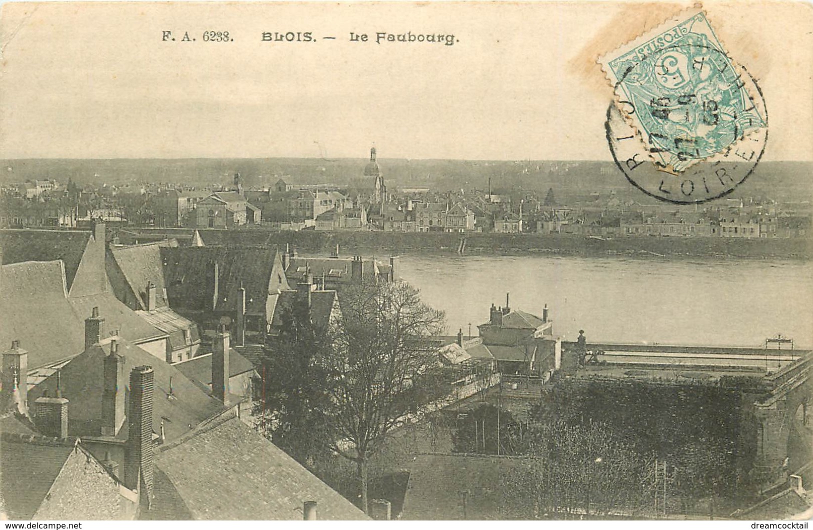 SL 3 X Cpa 41 BLOIS. Le Faubourg 1905, Vue Générale Et Prise Du Chemin De Fer - Blois