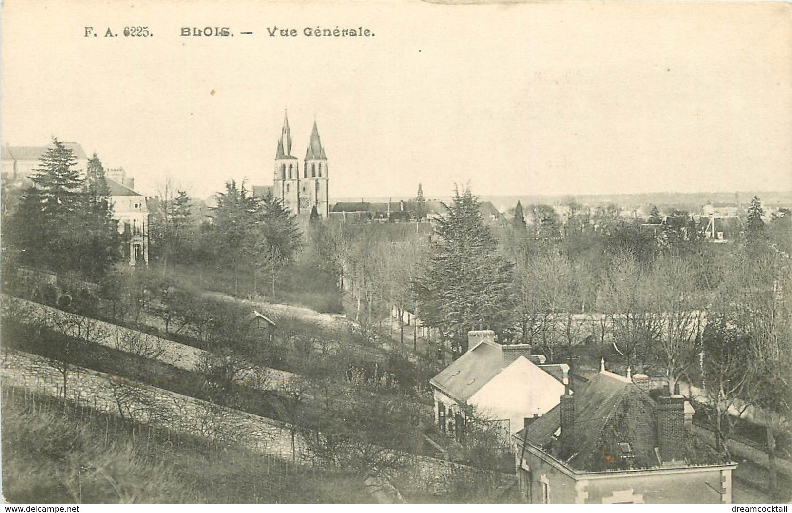 SL 3 X Cpa 41 BLOIS. Le Faubourg 1905, Vue Générale Et Prise Du Chemin De Fer - Blois