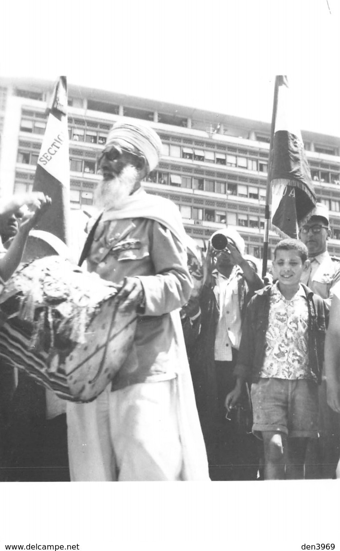 Putsch D'ALGER Ou Coup D'Etat Du 13 Mai 1958 - Devant Le Forum - Délégation De Bou-Saâda - Algiers