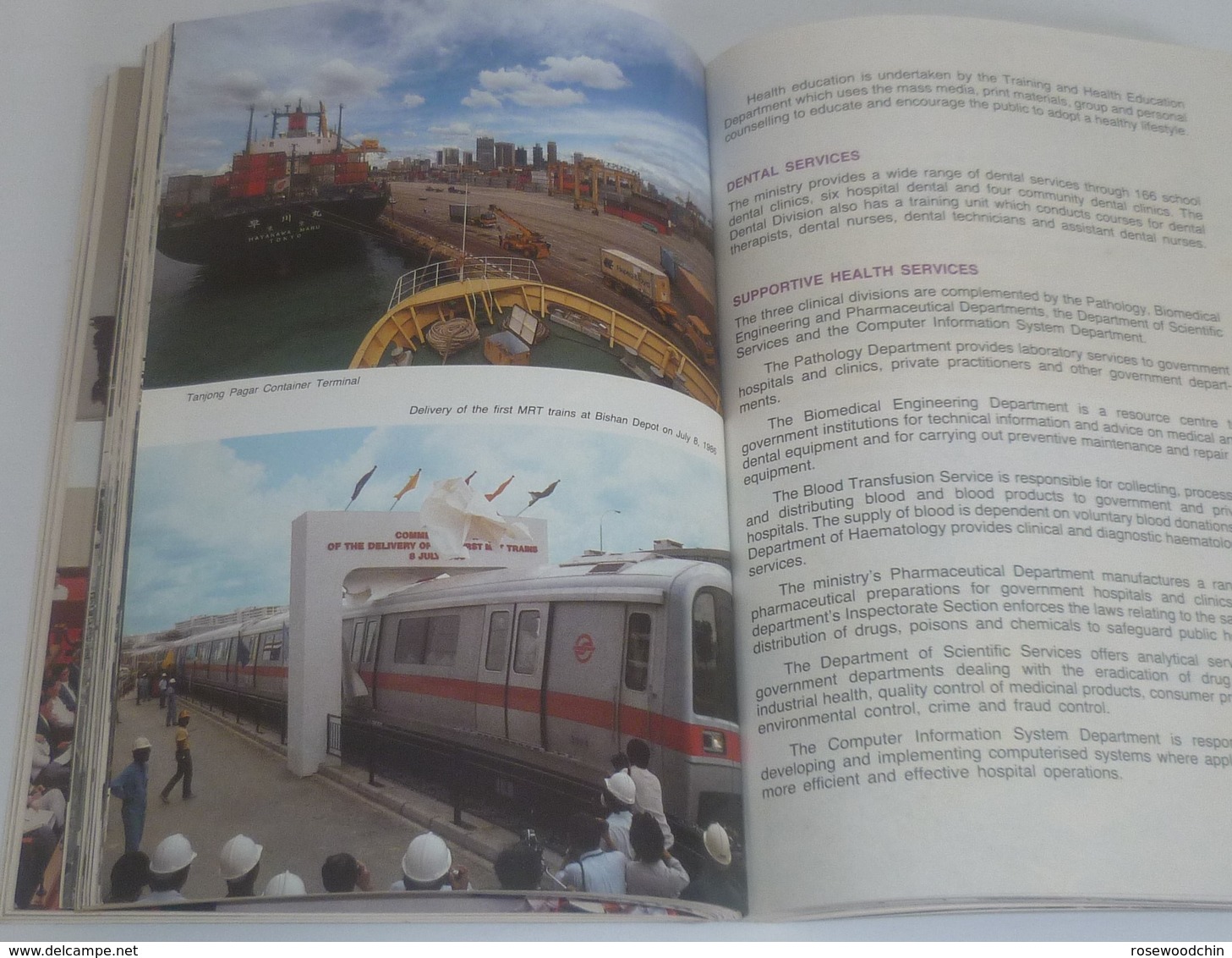 Vintage !  Singapore Facts And Pictures 1986 Book Published by The Information Division