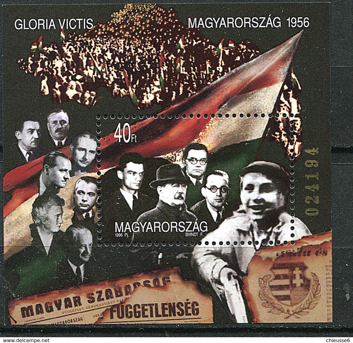 (B 17) Hongrie ** Bloc N° 237 - 40e Ann. De La Révolution De 1956 - Unused Stamps