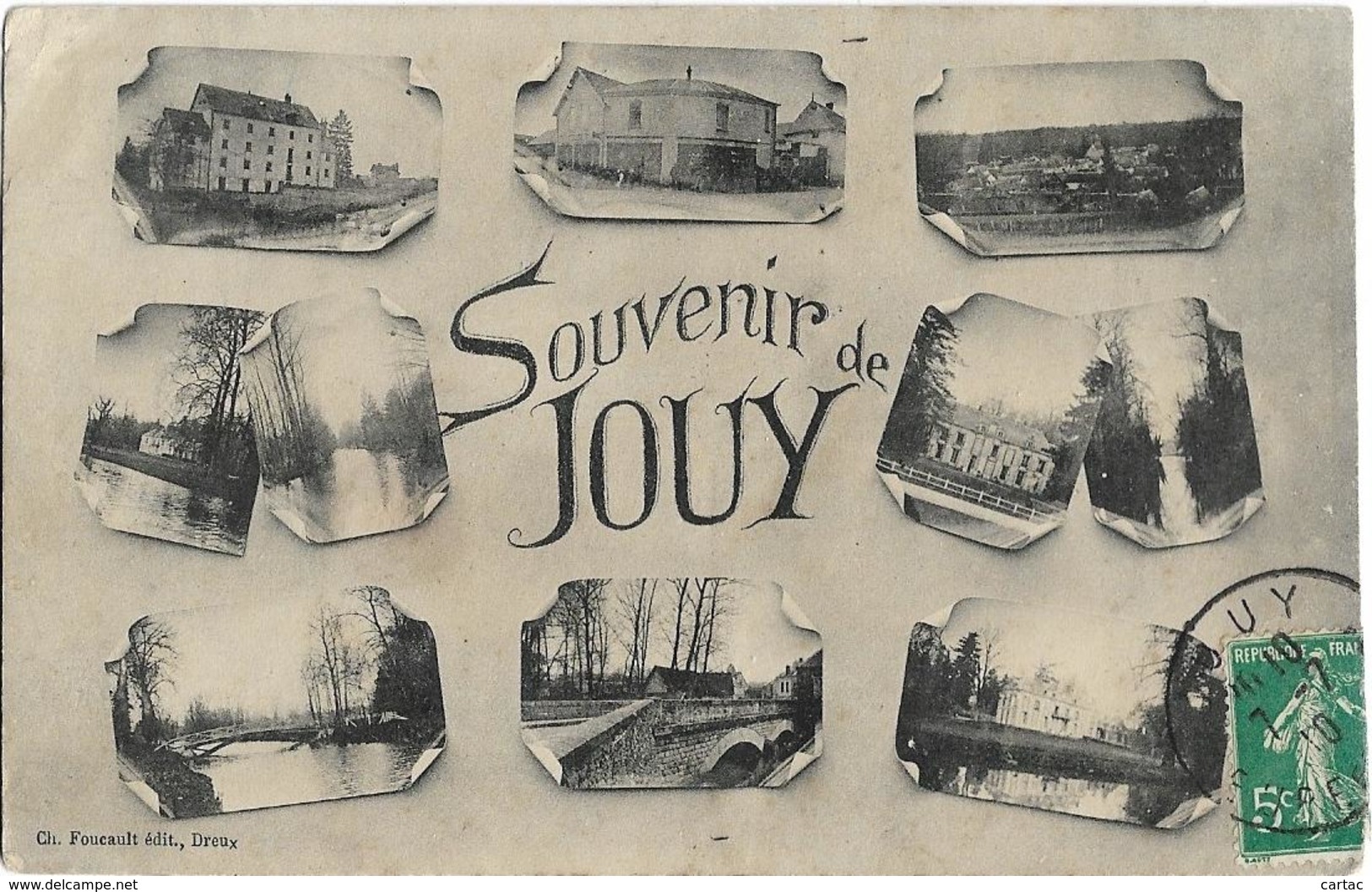 D28 - JOUY - SOUVENIR DE JOUY - Carte Multivues (10 Vues) - Jouy