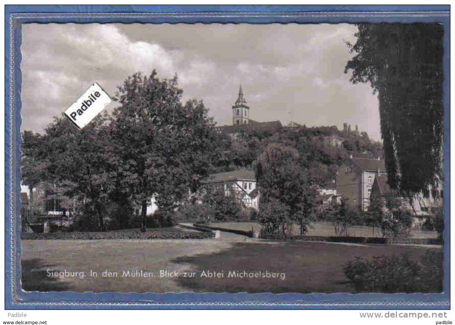 Carte Postale Allemagne Siegburg In Den Mühlen Blick Zur Abtei Michaelsberg - Siegburg