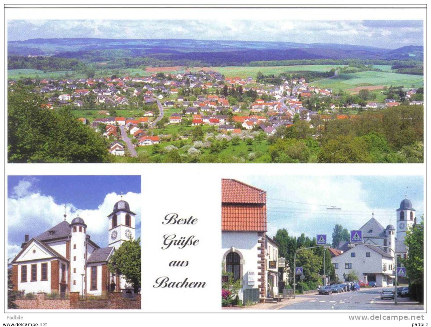 Carte Postale Allemagne Bachem  Trés Beau Plan - Kreis Merzig-Wadern