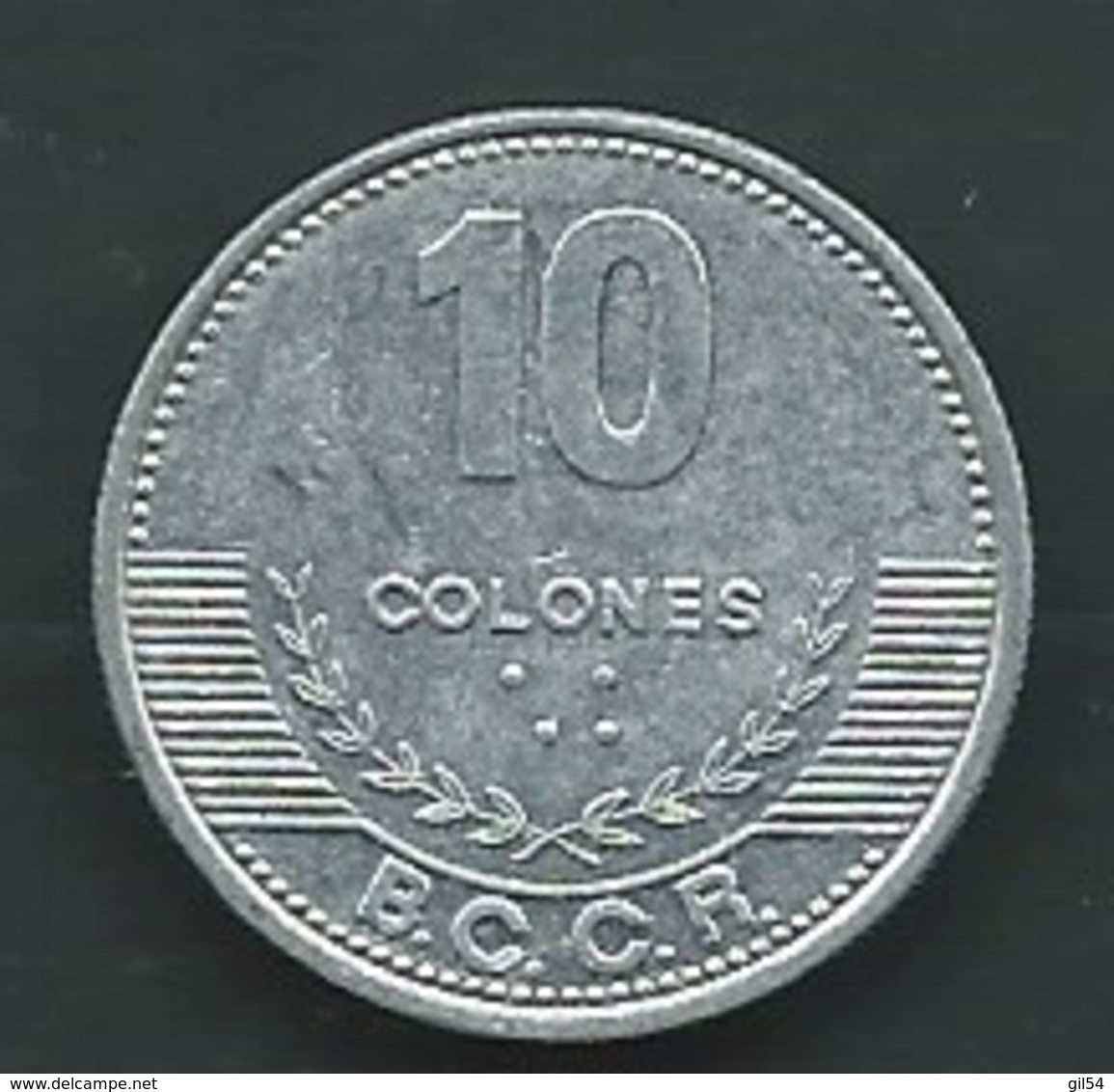 10 Colones – Costa Rica – Année 2012  - Pieb23204 - Costa Rica