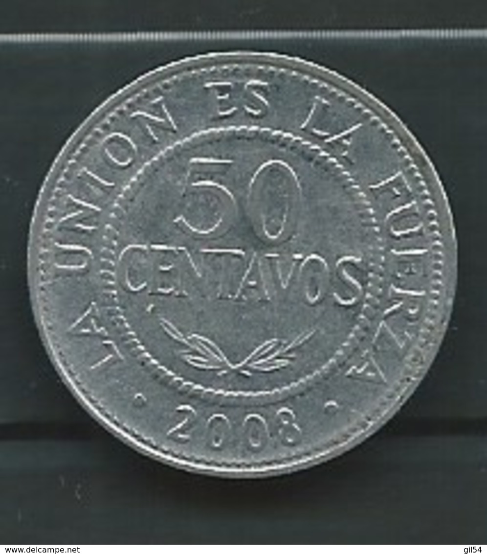 Bolivia 50 Centavos 2008   - Pieb23205 - Bolivie