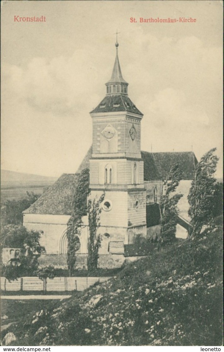 AK Romania Kronstadt St. Bartholomäus-Kirche (32686) - Romania