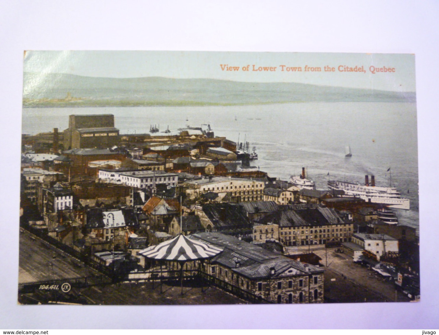 2020 - 5347  QUEBEC  :  View Of Lower Town From The Citadel   XXX - Québec - La Citadelle