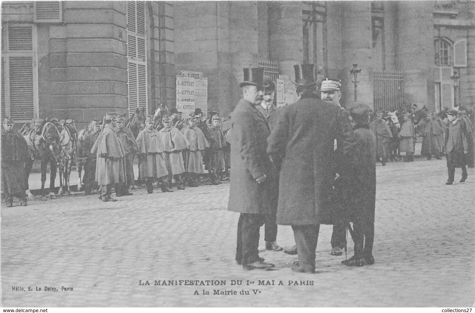 PARIS-75005-MAIRIE DU Ve LA MANISFESTATION DU 1er MAI A PARIS - Arrondissement: 05