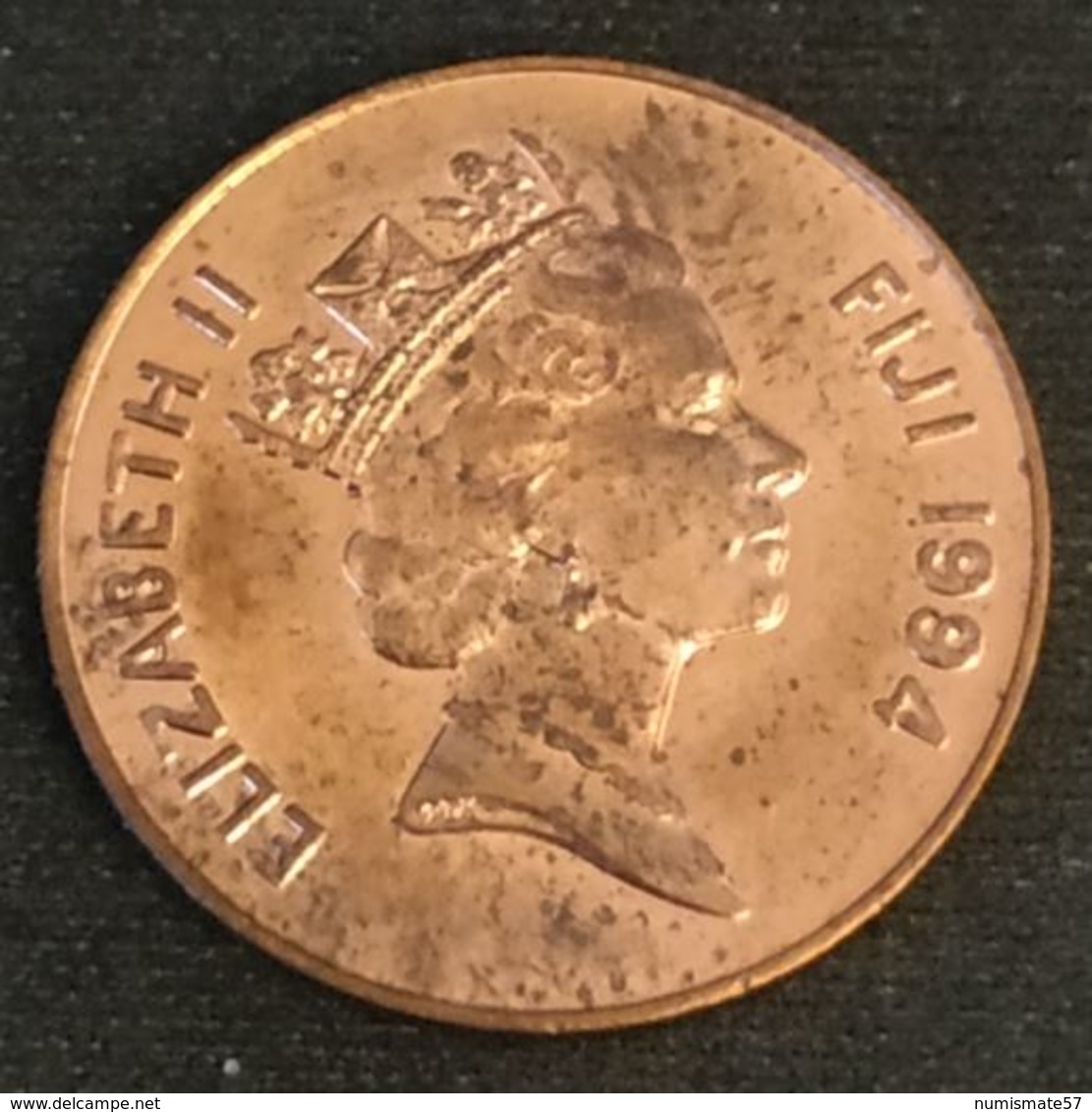 FIDJI - FIJI - 2 CENTS 1994 - Elizabeth II - 3e Effigie - KM 50a - Figi