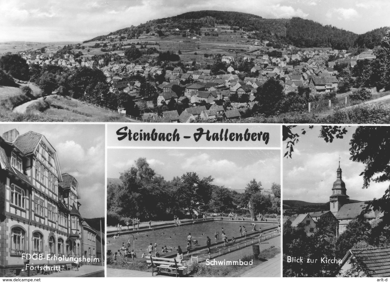 DC863 - Steinbach-Hallenberg Stadt In Thüringen - Steinbach-Hallenberg